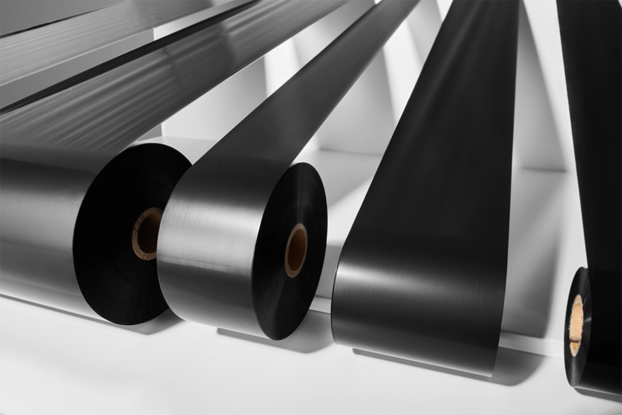 条形码,条纹编码,二维码:通过热转印快速准确地贴标 用于安全贴标的黑色热转印碳带