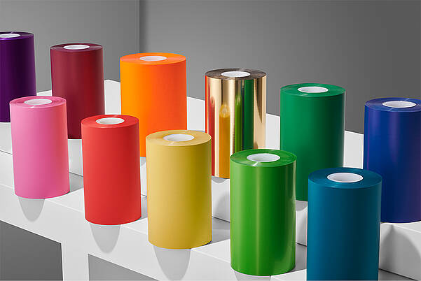 用于光学验真的彩色热转印碳带