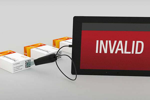 要读取热转印标签上隐藏的安全特征