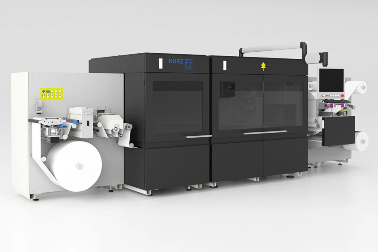 KURZ & Digital Printing for Flexible & Customized Packaging Solutions Inkjet digital printing machine from the KURZ Group